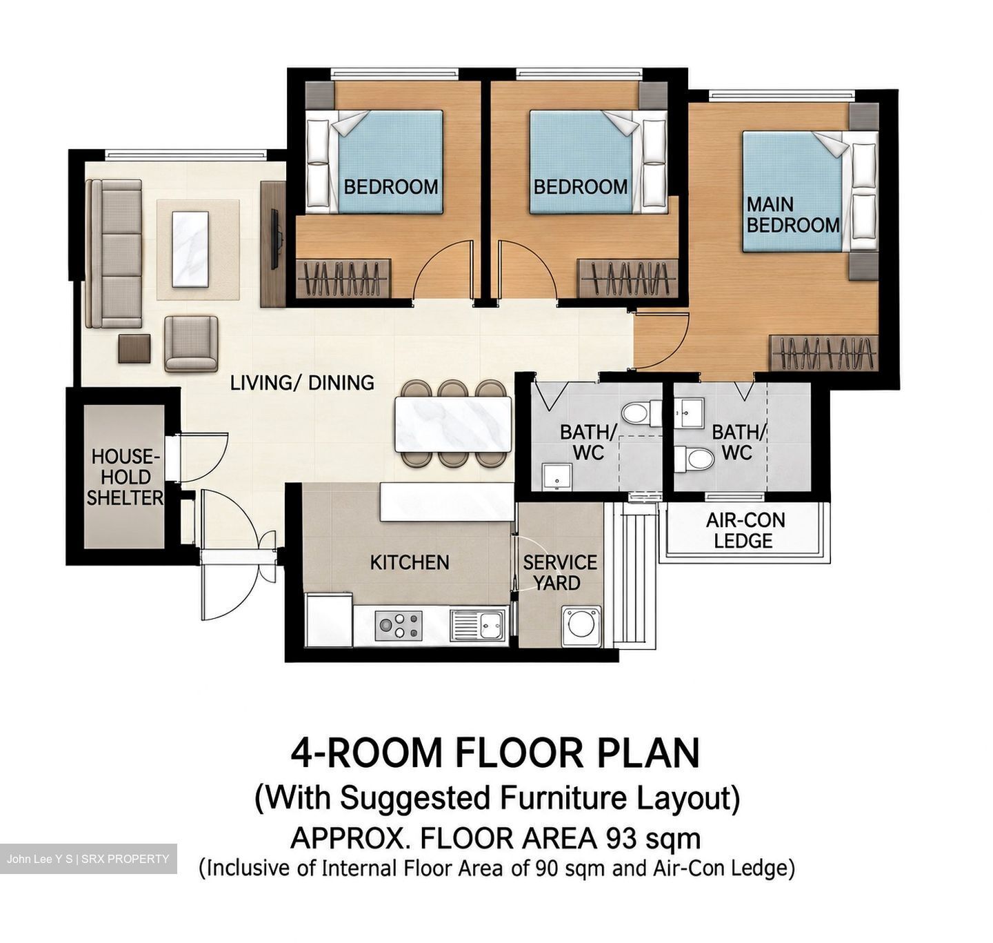 Blk 402B Fernvale Acres (Sengkang), HDB 4 Rooms #613635071